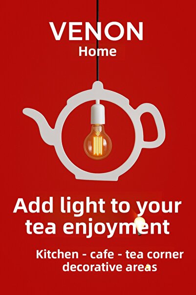 VENON No 2 White 4 Piece Kitchen Organizer Set Wall Hanger Chandelier Fruit Basket Paper Towel Holder Decor