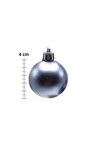Waldern 6-Piece 4 cm Christmas Tree Ornament Cici Top Smoked