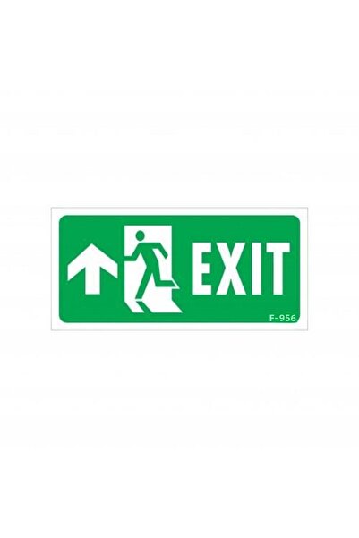 INURA GLOBAL علامة تحذير مع علامة السهم الأيسر العلوي 17,5x25 CODE: 956