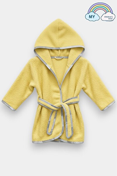 My Kids Wear 6-36 Months Hooded Baby Bathrobe