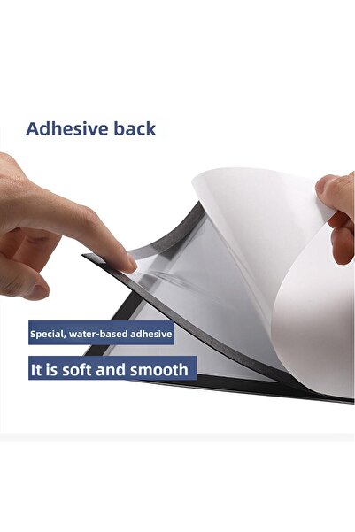 direkt-al Announcement Board Flexible Frame with Adhesive Magnet on the Back 2 Pieces A4 Gray