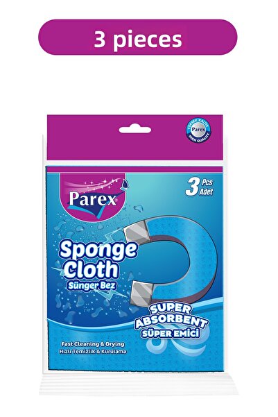 Parex عبوة ثلاثية من قماش الإسفنج