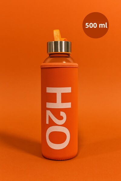 Fhilli Glass flask with cover 500 ml