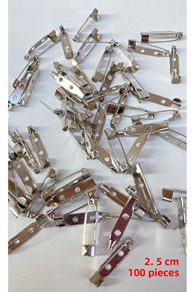 Kezban Tekstil 100 броя 2,5 см предпазни игли за брошка с цвят на слънчоглед,...