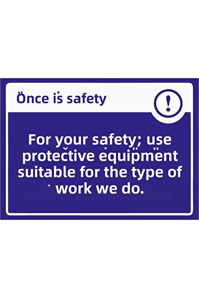 ZiPrinter أولاً، معدات الحماية المناسبة لسلامة العمل، لافتة تحذير isg، مصنوعة...