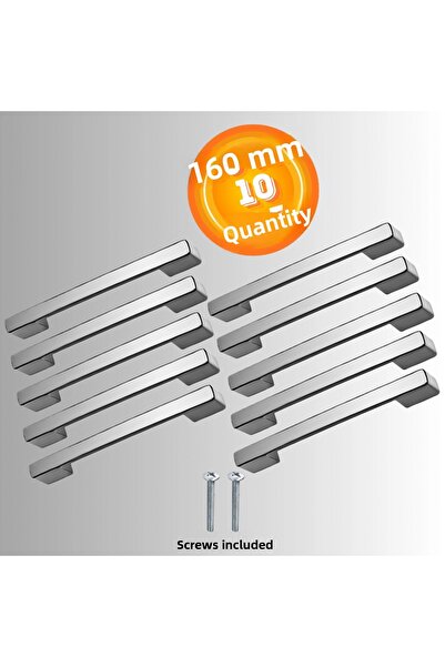 CAN METAL Mâner tip pod, mâner pentru sertar de dulap, mâner metalic 160 MM (...