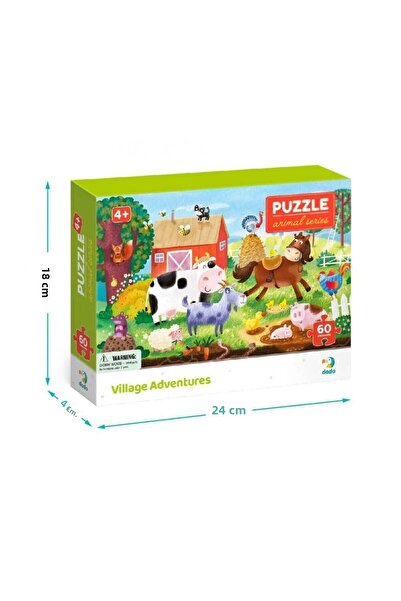 Dodo Puzzle - Peripetii la ferma (60 piese)