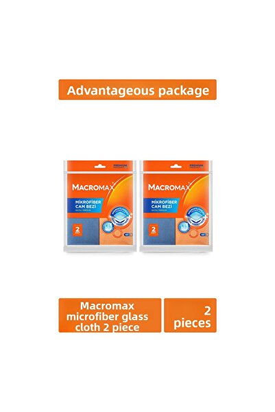KUT FLY Lavetă din microfibră Macromax pentru sticlă 2 x 2 bucăți 2 bucăți