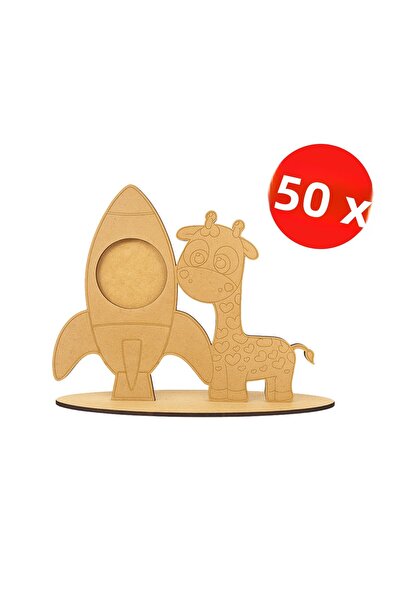 KİDOSE Photo Frame Wooden Design Set - Classroom, Institution, Kindergarten, ...
