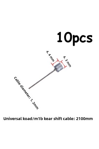 Choice 10 قطع - خط فرامل الدراجة الخلفية 10 قطع كابل فرامل الدراجة الجبلية كا...