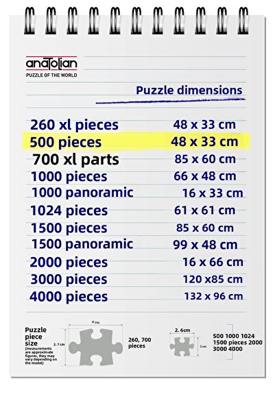 Anatolian Puzzle 2X500 Piece Jigsaw Puzzle - Cute Cats, Funny Dogs 3611