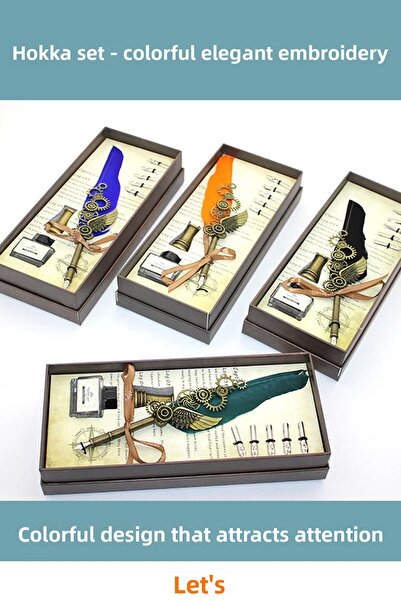 Letsii مجموعة دفتر ملاحظات ملونة أنيقة مع قلم ودفتر