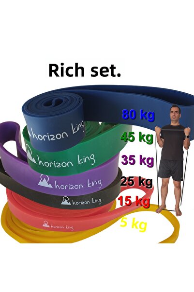 horizon king مجموعة إطارات مقاومة Rich مكونة من 6 قطع