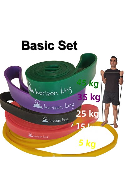 horizon king Resistance Band Basic 5-Piece Set