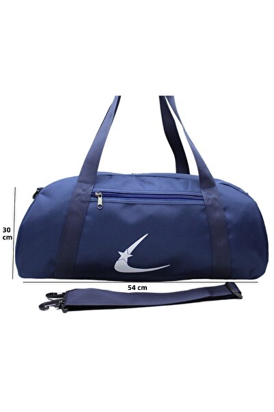 ms mixxstore Water Resistant Navy Blue Color Sports Gym Travel and Fitness Bag