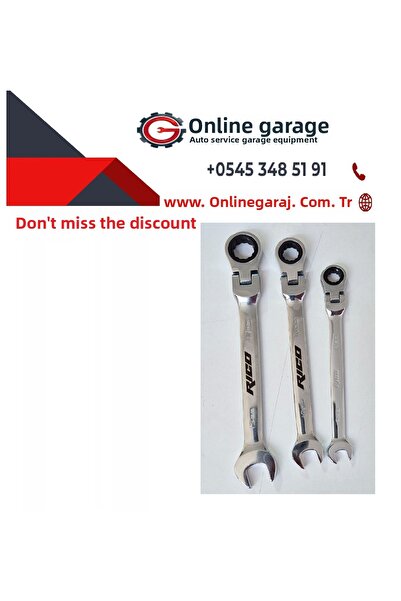 Rico مفتاح ربط مفصلي HT-8-10-13 مم 3 قطع