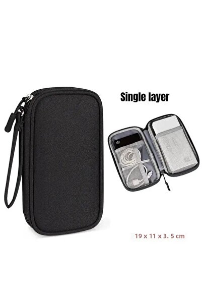 Choice حقيبة تنظيم السفر الجديدة ذات الطبقة الواحدة السوداء، حقيبة تنظيم الكا...