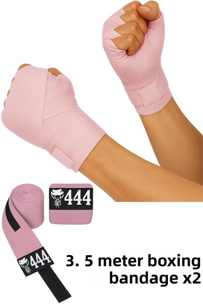 GAZELMANYA Box Kickboxing Muay Thai Sanda Bandaj de mână 3,5 metri X 2 buc. Bandaj de box dublu Bandaj de înfășurare
