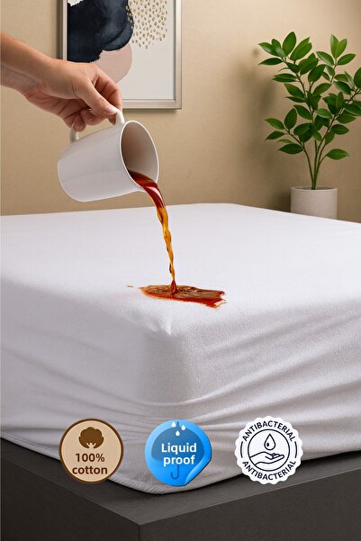 Formeya 100% pamut illeszkedő vízálló matracvédő baba-egyszemélyes dupla-king méretű matrac matracok