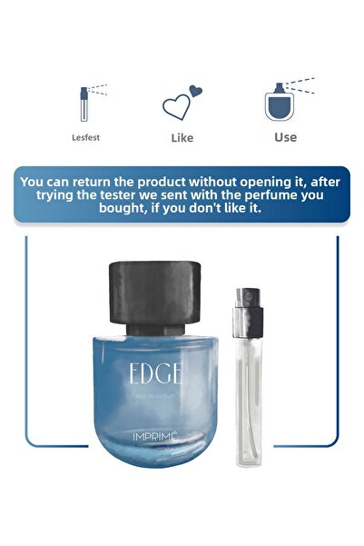 Imprime Edge Edp Men's Perfume 50ml |   Aromatic & Woody |   Bergamot, Lemon, Pink Pepper, Lavender, Amber, Musk