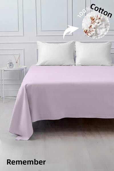 Anılsan Elastic-Free Beige Ranforce Bed Sheet 100% Cotton Double/Single Size