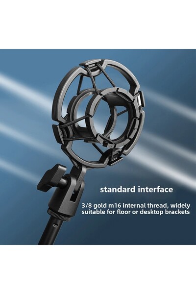 Choice حامل ميكروفون مكثف احترافي عالمي من نوع SHK، حامل تسجيل استوديو، أسود ...