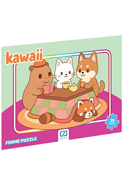 CA Games Kawaii Puzzle Frame 35 Pieces (Mixed Pattern Will Be Sent.)