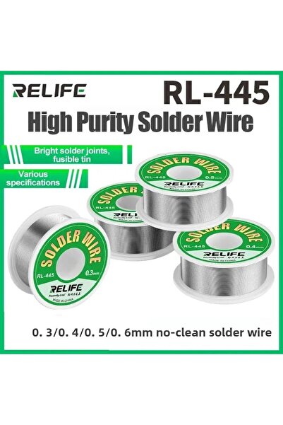 Choice سلك لحام RELIFE RL-445 عالي النقاء 0.3/0.4/0.5/0.6 مم مع قلب راتنجي لأجزاء الهاتف المحمول والإلكترونيات