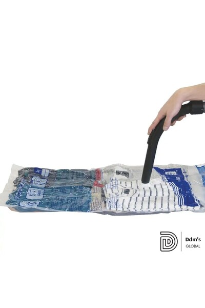 DDM GLOBAL مجموعة أكياس مفرغة من الهواء مكونة من 3 قطع