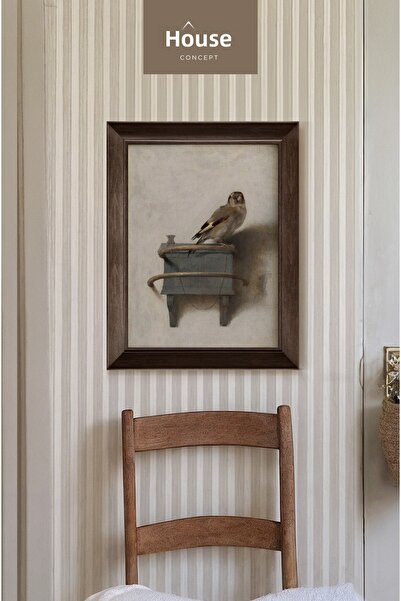 Hane Concept Pictură clasică cu tematică de păsări, poster vintage de șoim, a...