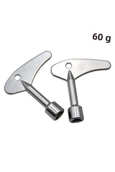 Choice مفتاح ربط مكون من قطعتين مفتاح ربط مثلث داخلي فضي مكون من قطعتين للتحكم الكهربائي في المصعد المنزلي وعداد المياه