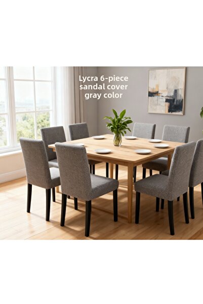 nurlan 6 buc Huse pentru scaune din Lycra, Huse pentru scaune