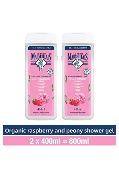 Le Petit Marseillais Shower Gel Raspberry and Peony 400 ml X2