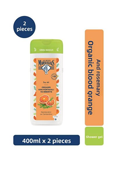 Le Petit Marseillais Organic Blood Orange and Rosemary Shower Gel 400 ml