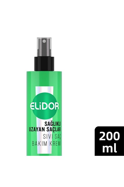 Elidor كريم العناية بالشعر السائل لنمو الشعر الصحي 200 مل