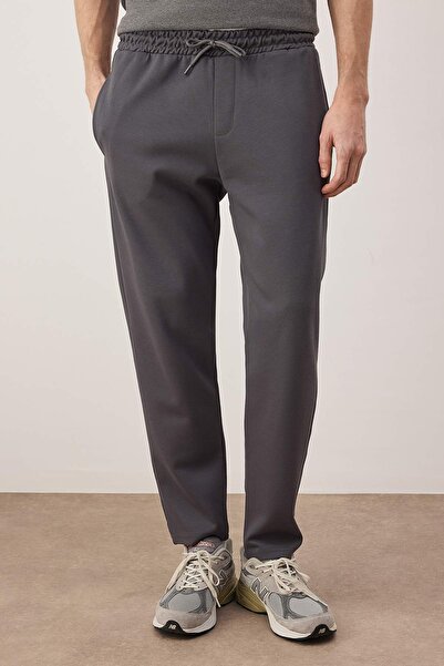 Trendyol Collection Anthracite Straight Fit Men's Trousers Tmnaw26Pl00012
