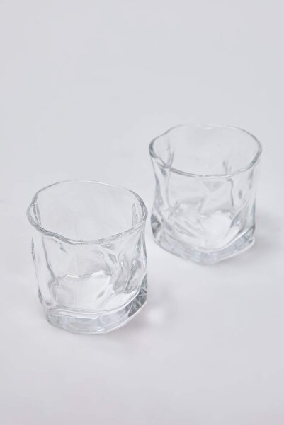 TRENDYOLMİLLA HOME Pachet de 2 pahare de sticlă de 200 ml TPHAW26BRD00003