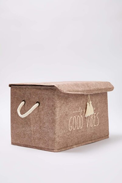 TRENDYOLMİLLA HOME Multi-Purpose Felt Lid Mini Box Organizer/In-Cabinet Organizer Tphaw26Di00000