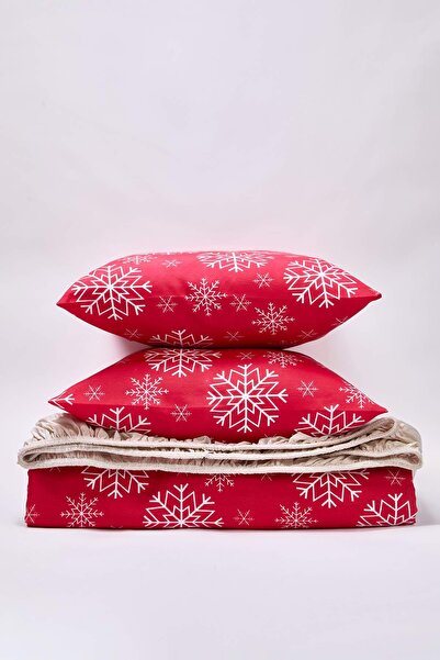 TRENDYOLMİLLA HOME Double Christmas Themed Duvet Cover Set 200X220Cm Tphaw26Ckn00010