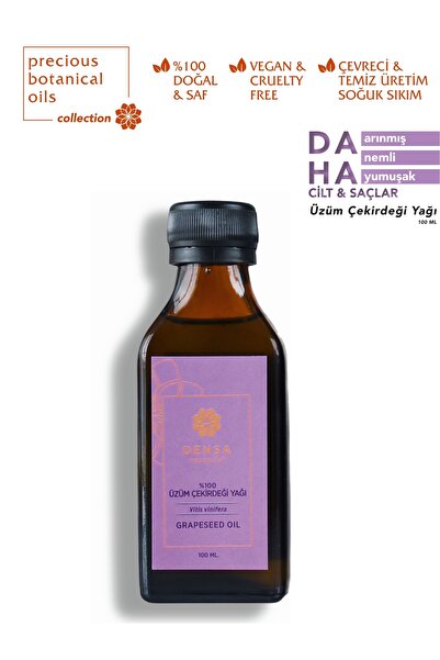 Densa Essential 100ml Oil 100% Pure Natural Pressed Grape Seed - Anti-Pore an...