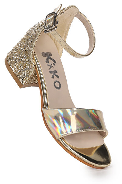 Kiko Kids Sheila Mirror Pine Daily Fetiță Sandale Cu Toc 3 Cm Pantofi Rochie De Seară