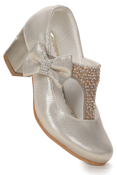 Kiko Kids Pantofi de seara cu toc de 4 cm pentru fete Cherish Daily