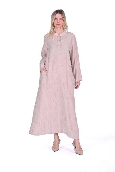 Invee İNVEE ELBİSE BEJ 7026