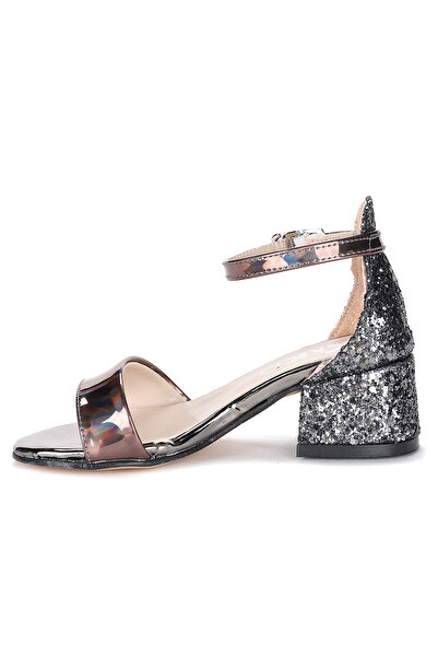 Kiko Kids Sheila Mirror Pine Daily Fetiță Sandale Cu Toc 3 Cm Pantofi Rochie De Seară