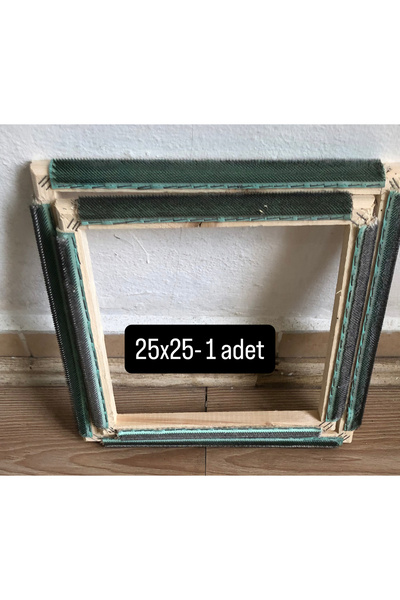 elf handmade design 25cmx25cm Punch (PANÇ) Işleri Için Özel Üretim Telli Ahşa...