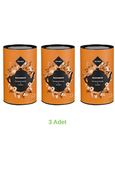 Rioba 3LÜ PORTAKAL KABUĞU & VANİLYA ÇAY 75GR ROOIBOS