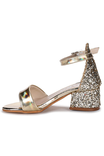 Kiko Kids Sheila Mirror Pine Daily Fetiță Sandale Cu Toc 3 Cm Pantofi Rochie De Seară