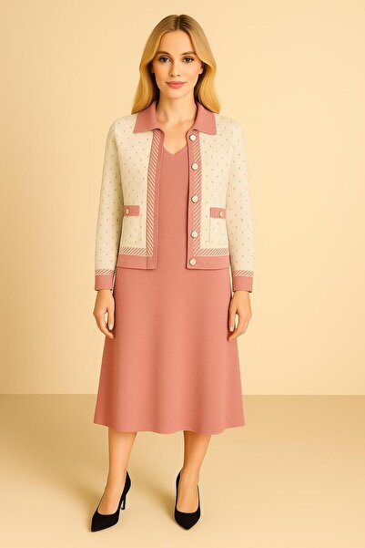 MAY MARA 2-Piece Knitwear Set with Jacket and Dress