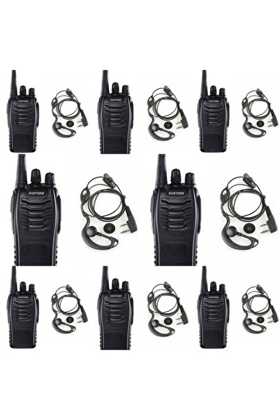 ZASTONE 8 Adet Lisanssız Tam Takım Çay Bahçeleri Şantiyeler Için Pmr El Telsi...