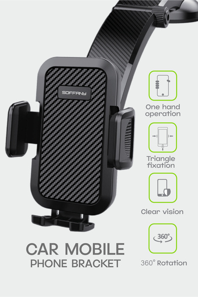 Soffany HY-770 360° Ekstra Güçlü Vantuzlu Araç İçi Telefon Tutucu